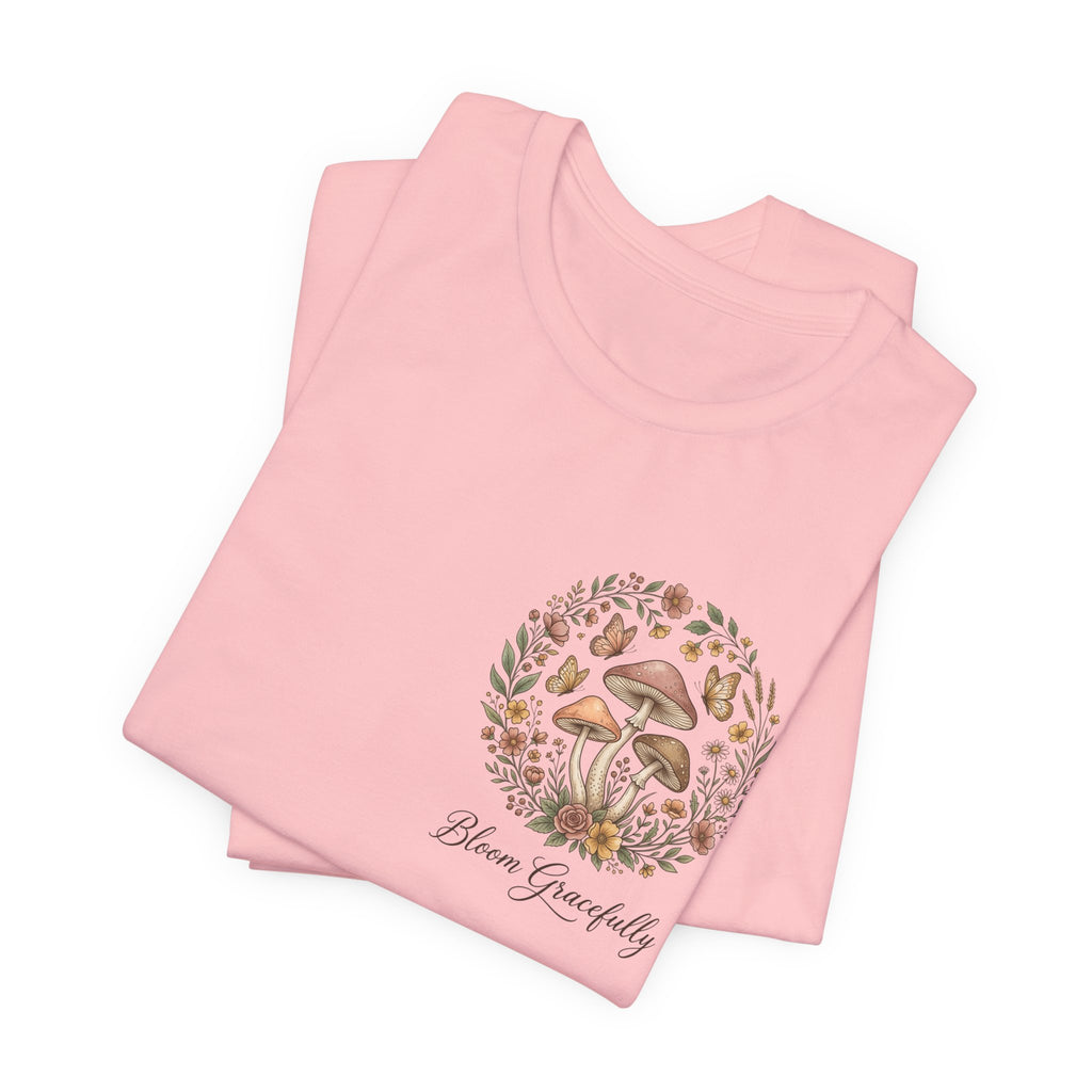 Mushroom Garden Tee — Please Enjoyably Floral Woodland Graphic T-Shirt