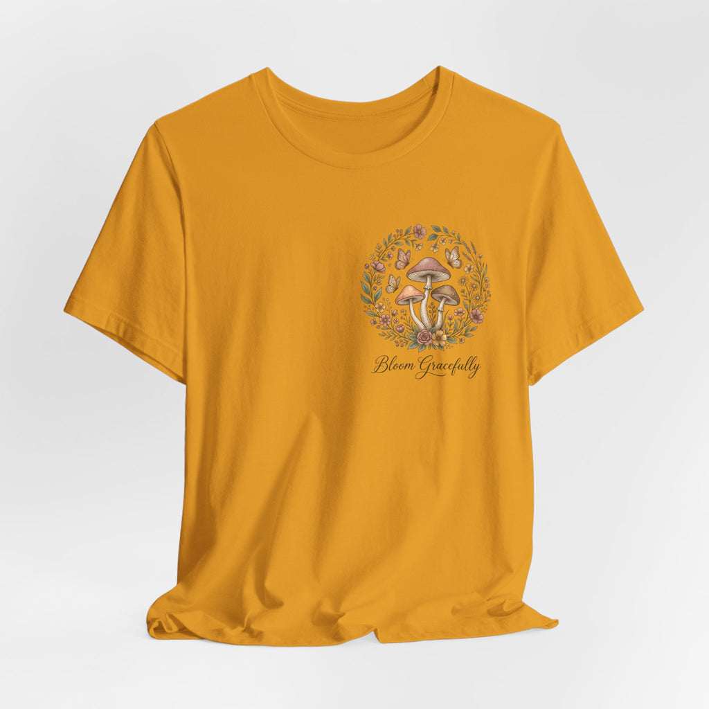 Mushroom Garden Tee — Please Enjoyably Floral Woodland Graphic T-Shirt