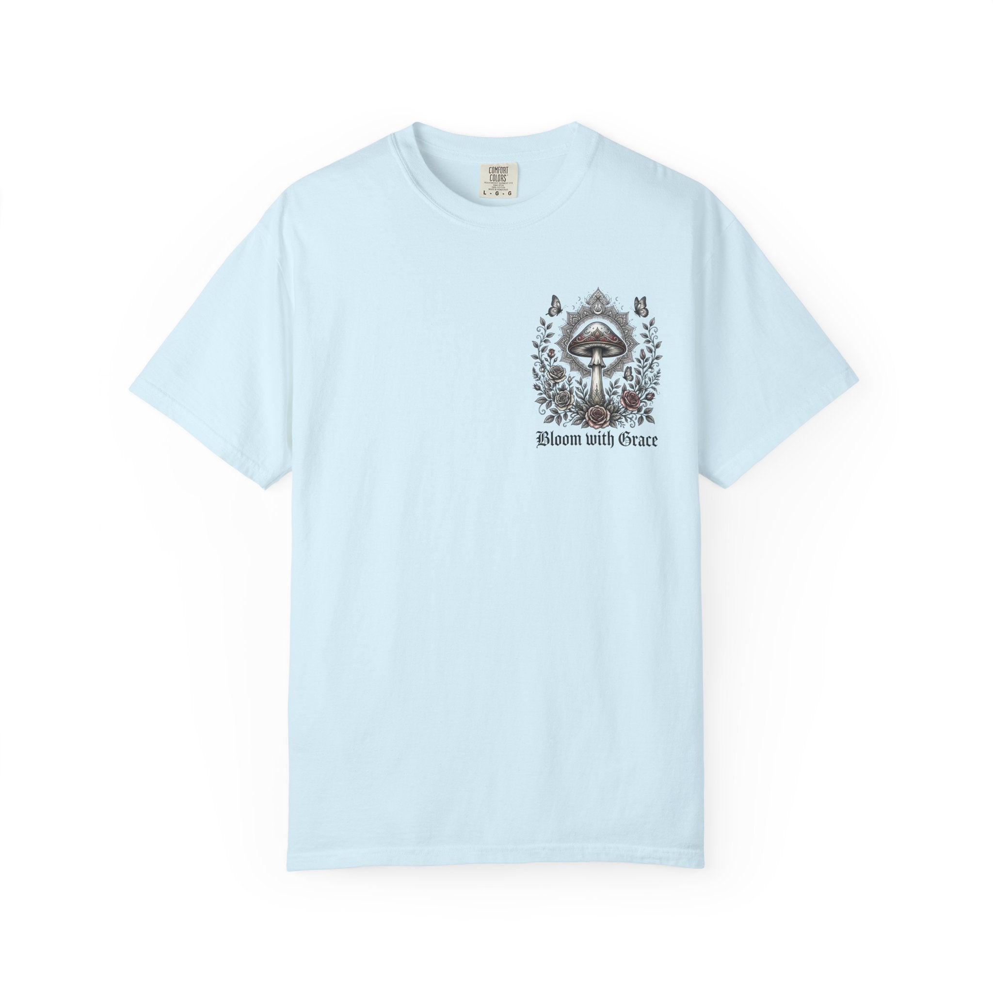 If Mushrooms Can Grow Through Shit T-shirt | Psychedelic Mushroom Design