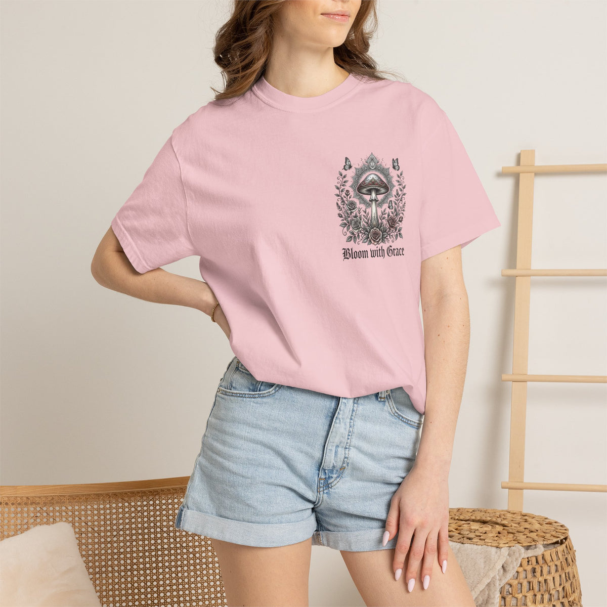 Copy of If Mushrooms Can Grow Through Shit T-shirt | Psychedelic Mushroom Design