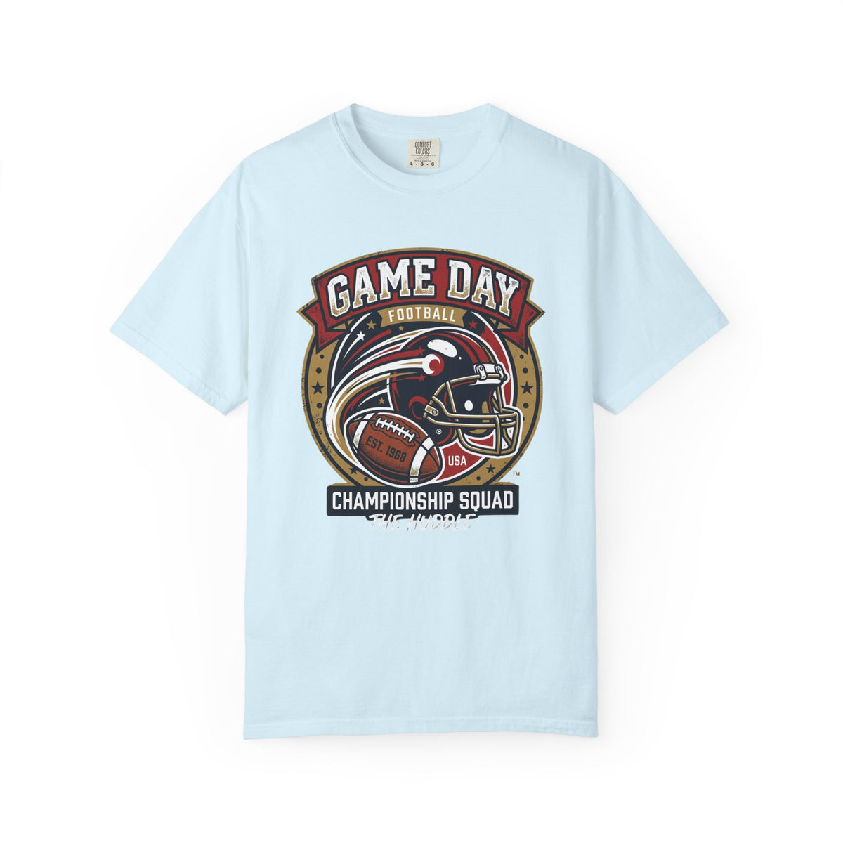 Game Day Football T-Shirt — Championship Squad "The Huddle"