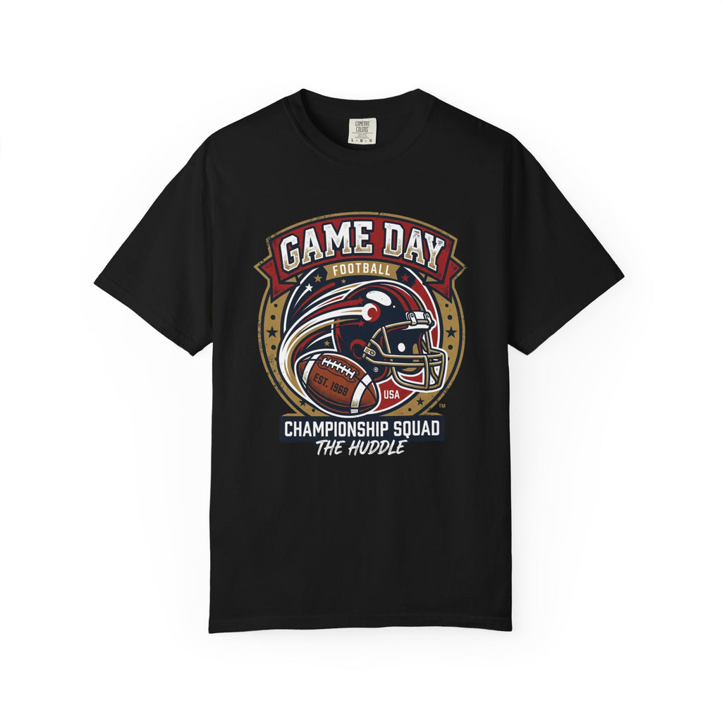 Game Day Football T-Shirt — Championship Squad "The Huddle"