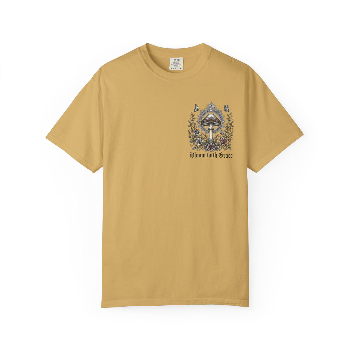 If Mushrooms Can Grow Through Shit T-shirt | Psychedelic Mushroom Design