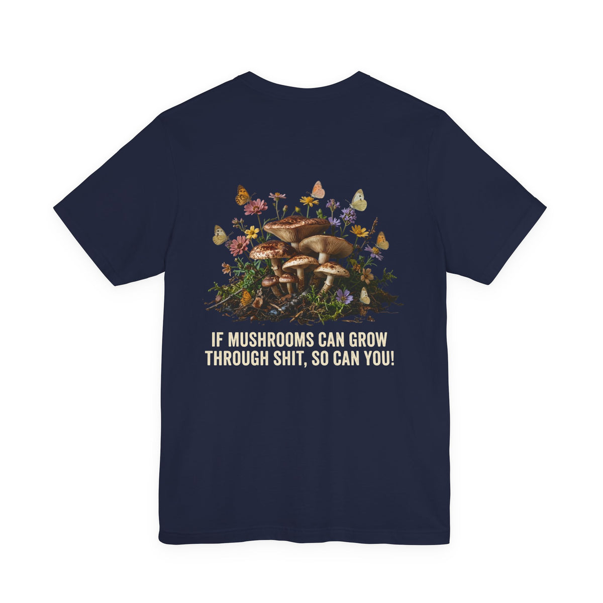 Mushroom Garden Tee — Please Enjoyably Floral Woodland Graphic T-Shirt