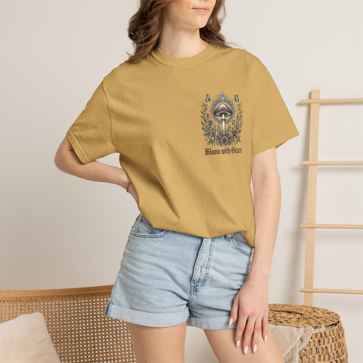 Copy of If Mushrooms Can Grow Through Shit T-shirt | Psychedelic Mushroom Design