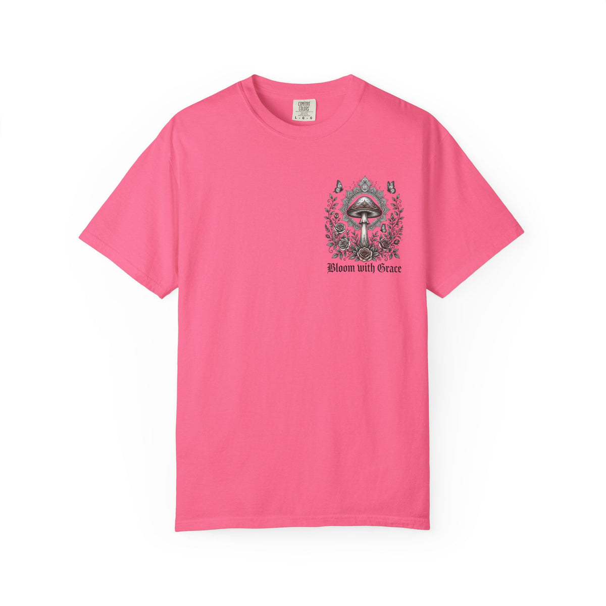 If Mushrooms Can Grow Through Shit T-shirt | Psychedelic Mushroom Design
