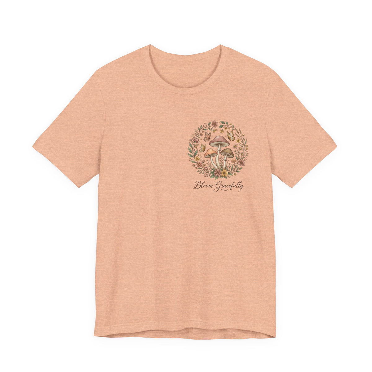 Mushroom Garden Tee — Please Enjoyably Floral Woodland Graphic T-Shirt