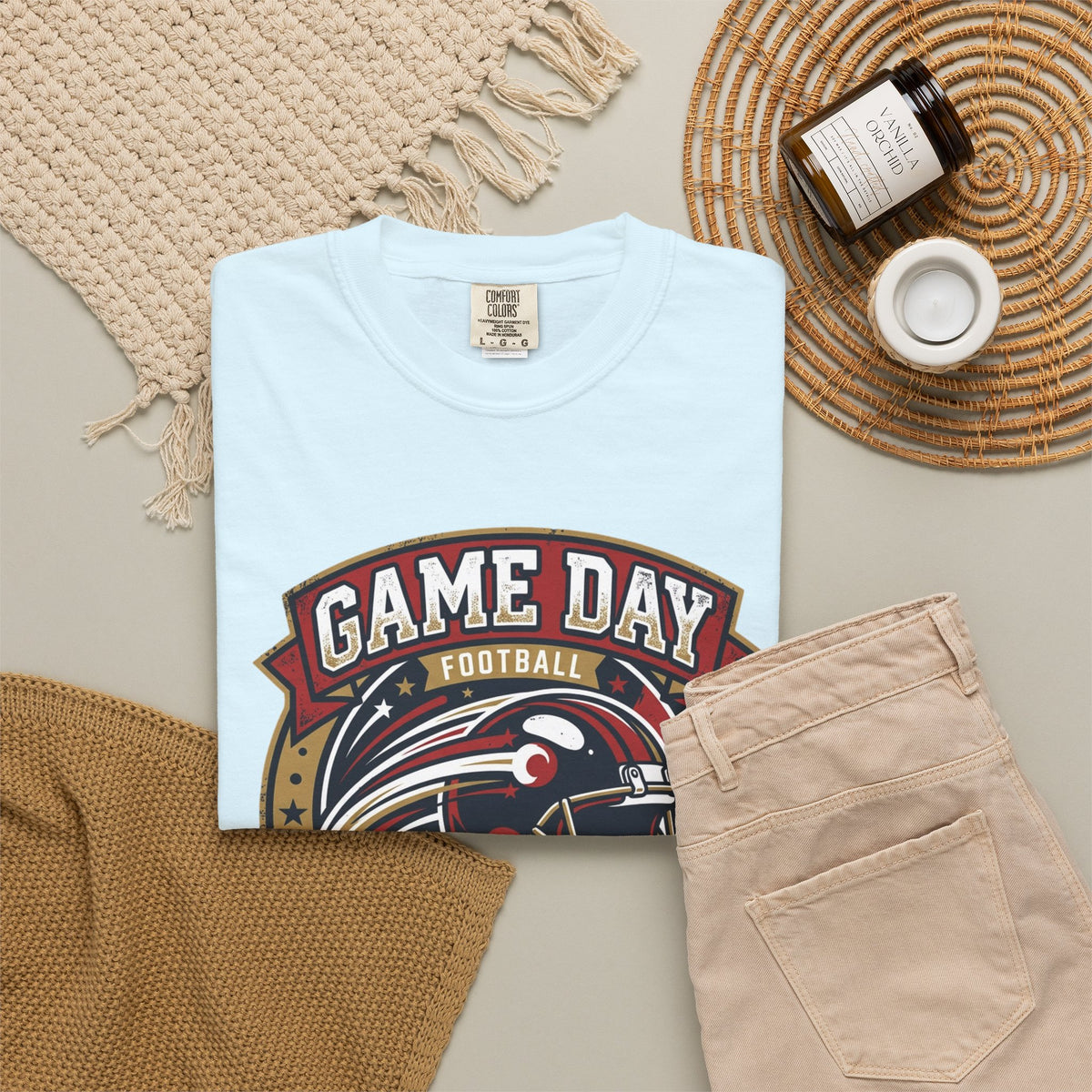 Game Day Football T-Shirt — Championship Squad "The Huddle"