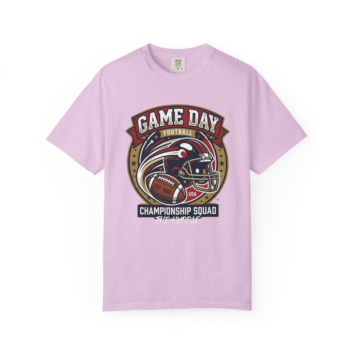 Game Day Football T-Shirt — Championship Squad "The Huddle"