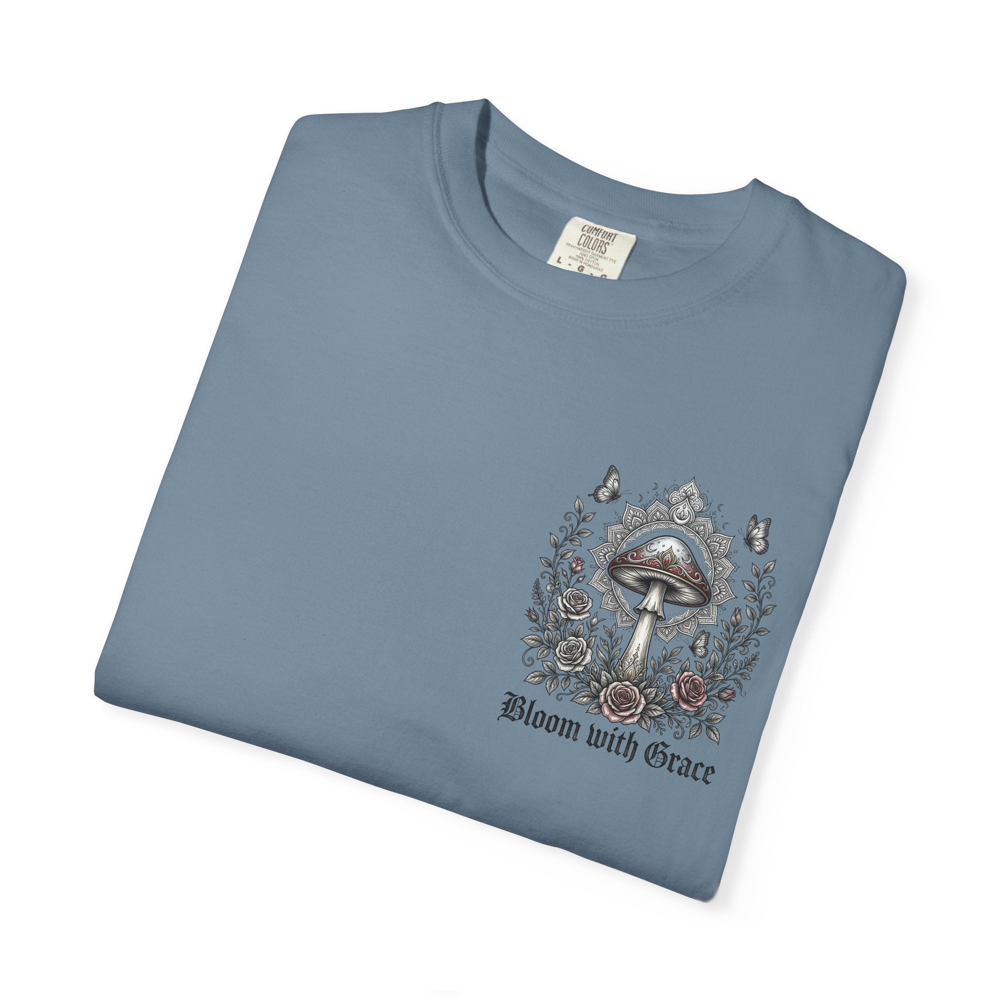 If Mushrooms Can Grow Through Shit T-shirt | Psychedelic Mushroom Design