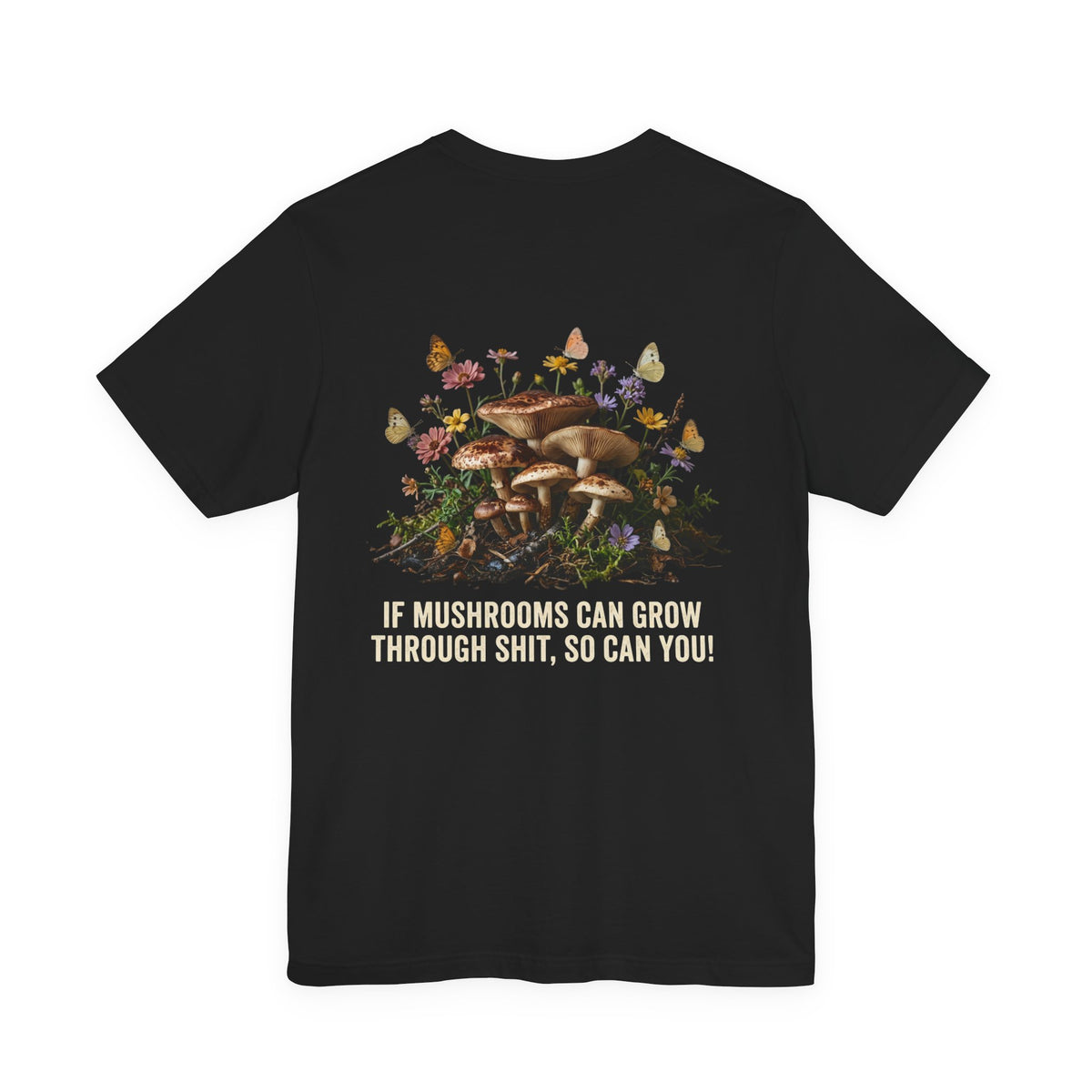 Mushroom Garden Tee — Please Enjoyably Floral Woodland Graphic T-Shirt
