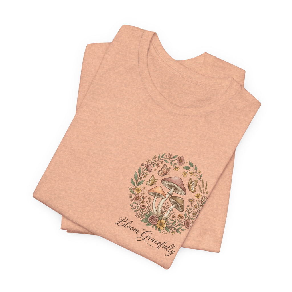 Mushroom Garden Tee — Please Enjoyably Floral Woodland Graphic T-Shirt
