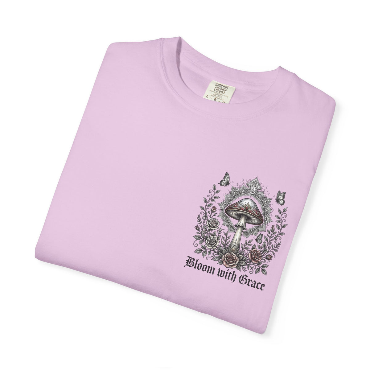 If Mushrooms Can Grow Through Shit T-shirt | Psychedelic Mushroom Design
