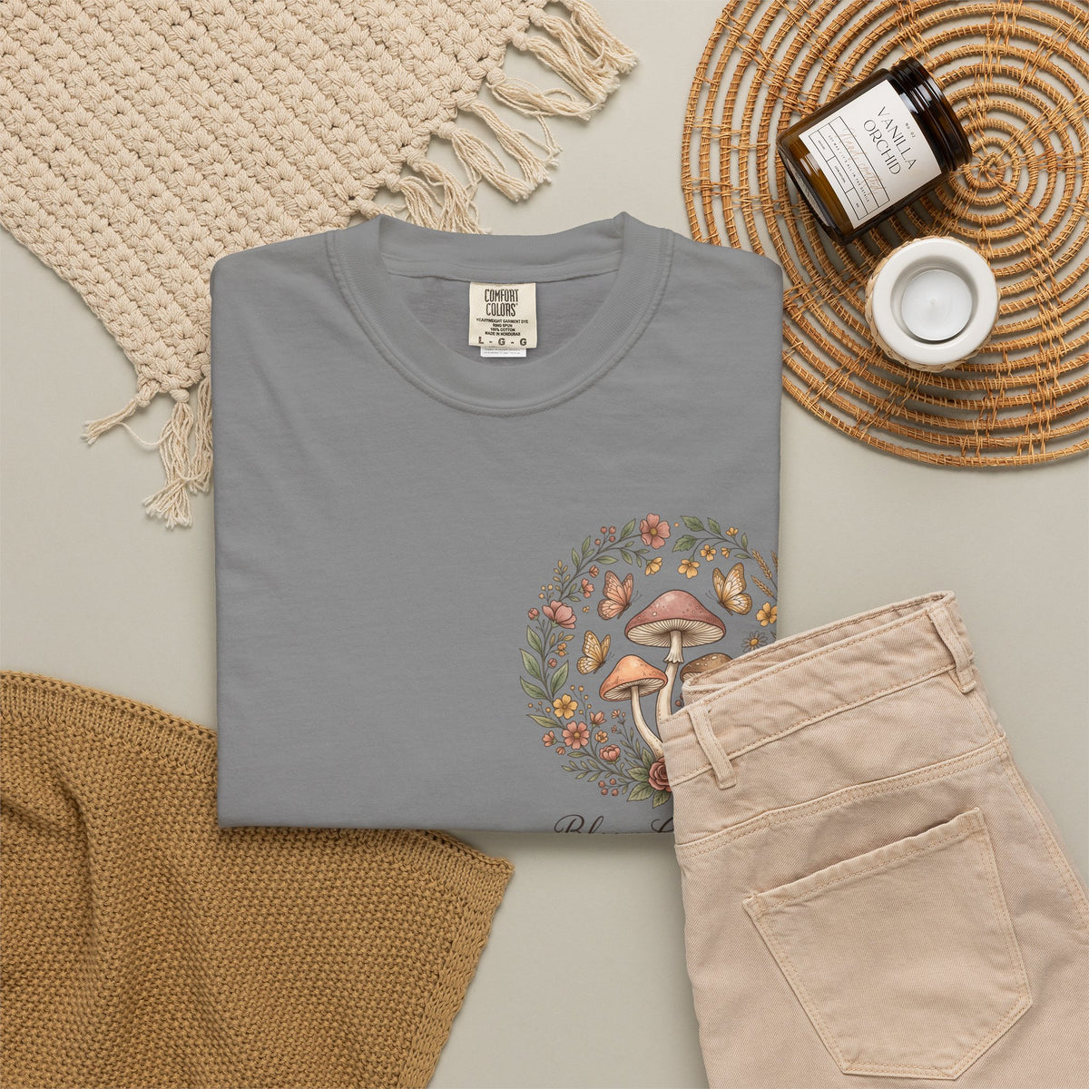 Mushroom Resilience T-shirt — “If Mushrooms Can Grow Through Shit, So Can You!”