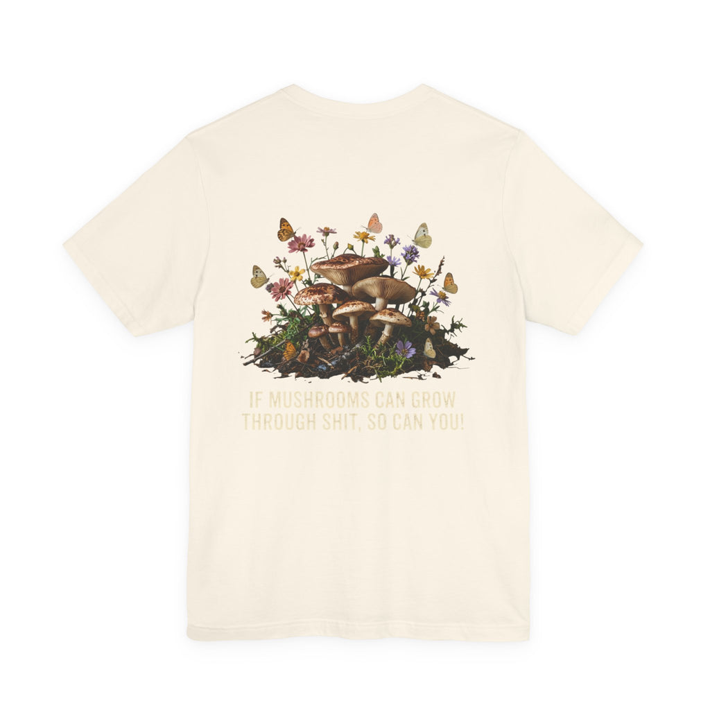 Mushroom Garden Tee — Please Enjoyably Floral Woodland Graphic T-Shirt