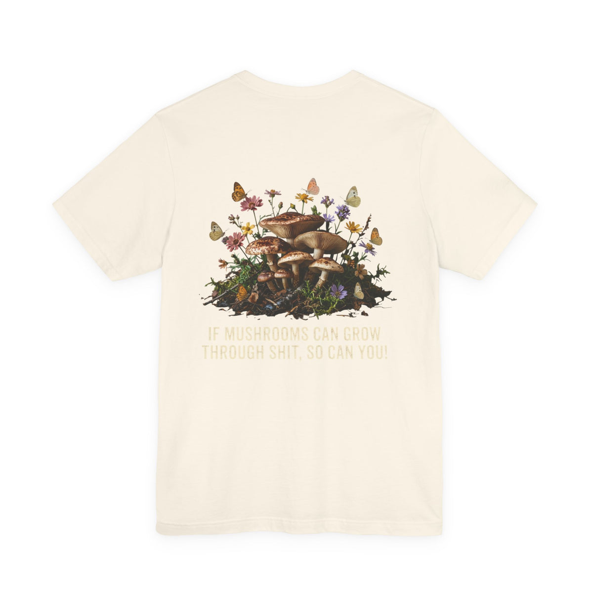 Mushroom Garden Tee — Please Enjoyably Floral Woodland Graphic T-Shirt
