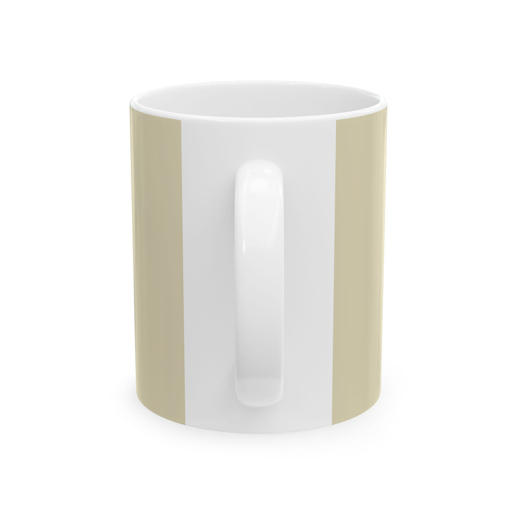 Inspirational Mushroom Mug — "If mushrooms can grow through shit, so can you" Ceramic Coffee Cup (11oz, 15oz)