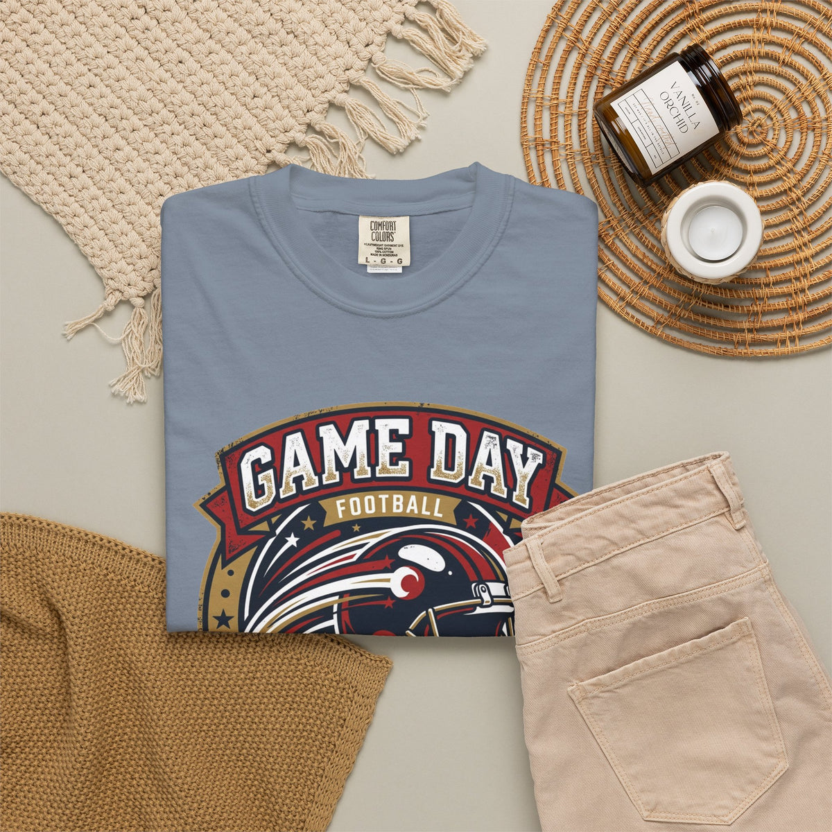Game Day Football T-Shirt — Championship Squad "The Huddle"