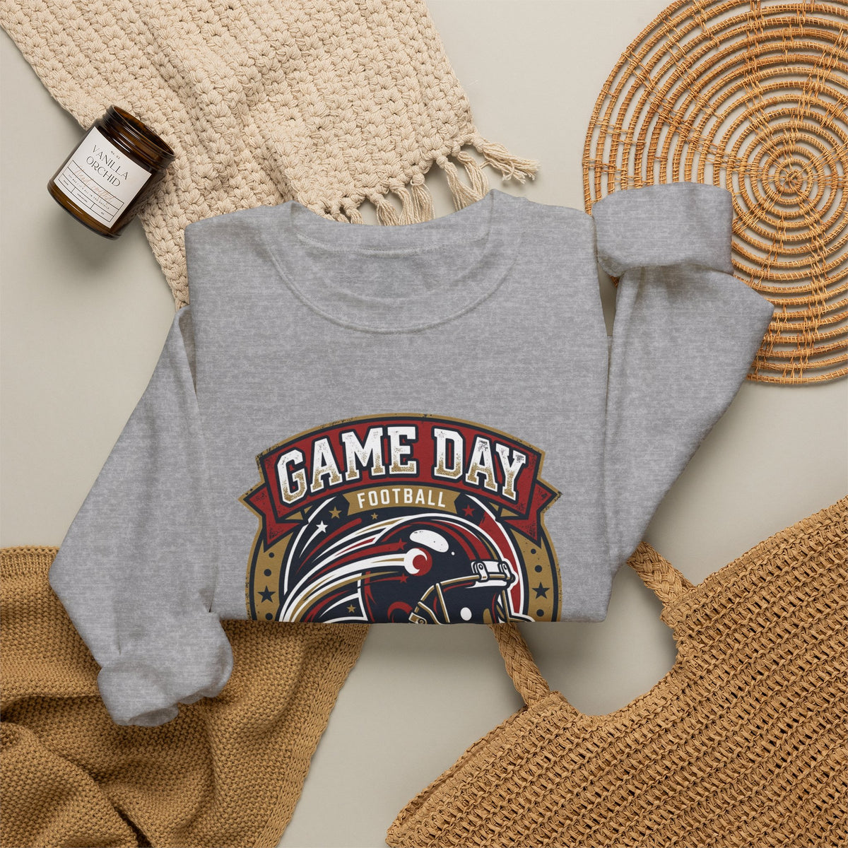 Game Day Football Crewneck Sweatshirt – Championship Squad