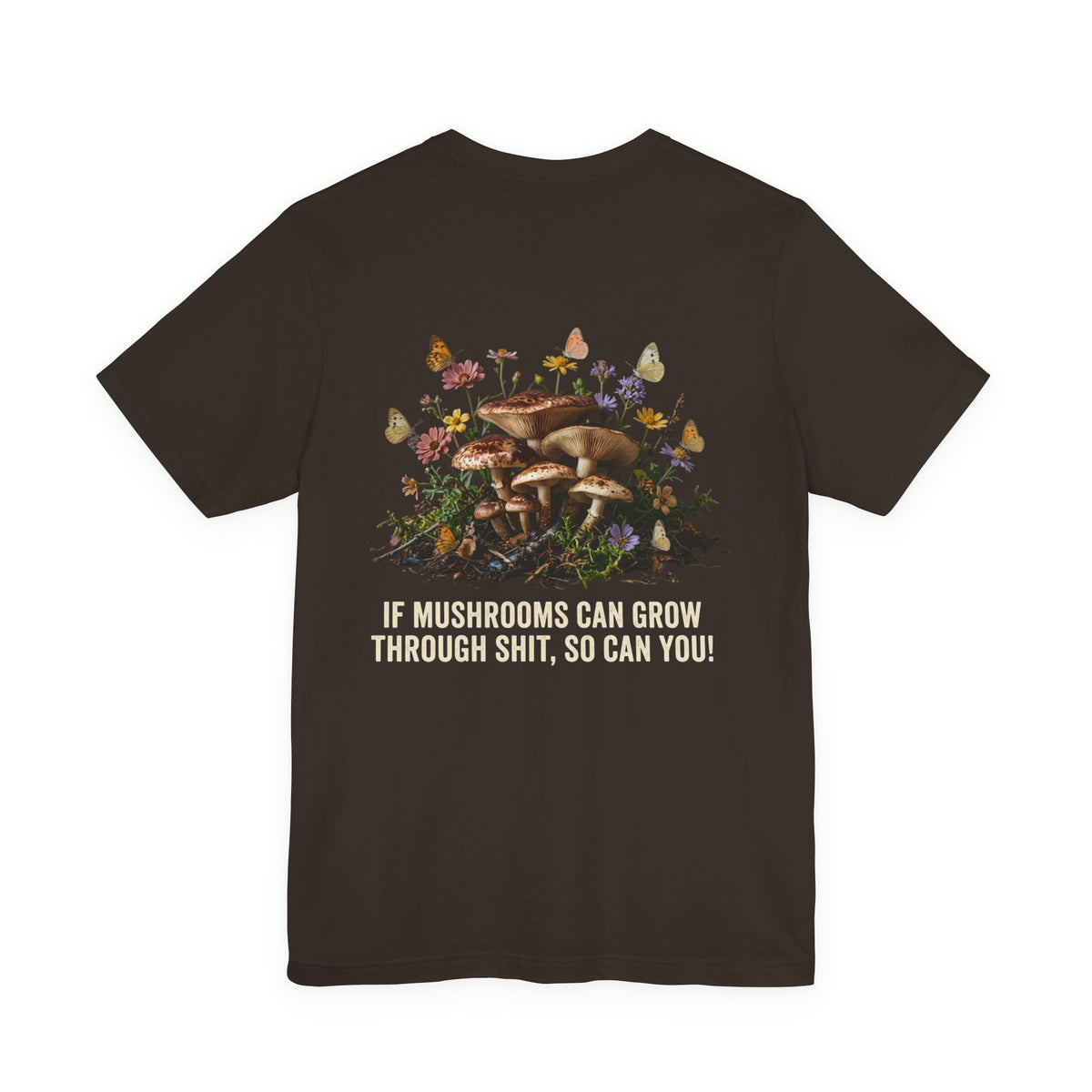 Mushroom Garden Tee — Please Enjoyably Floral Woodland Graphic T-Shirt