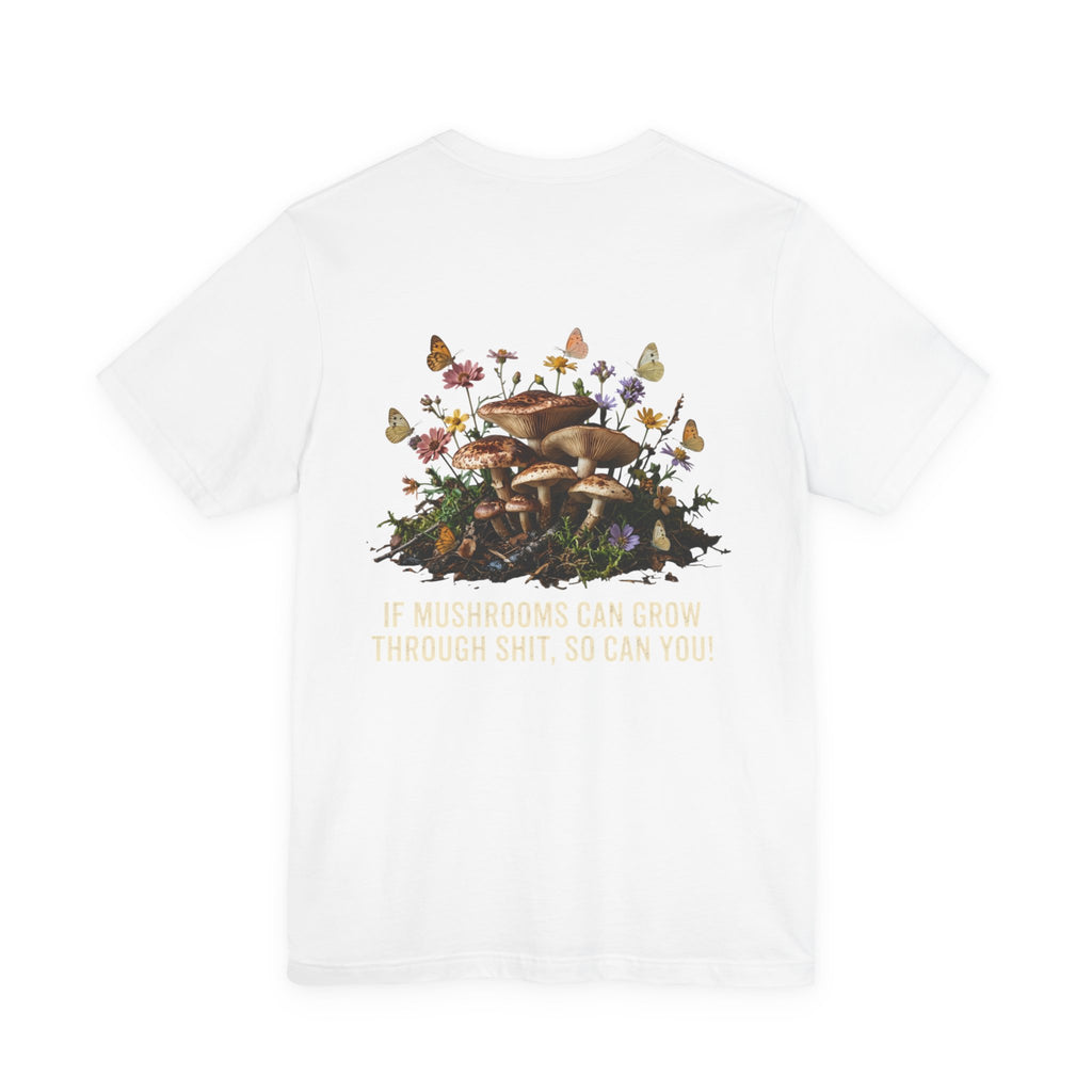 Mushroom Garden Tee — Please Enjoyably Floral Woodland Graphic T-Shirt