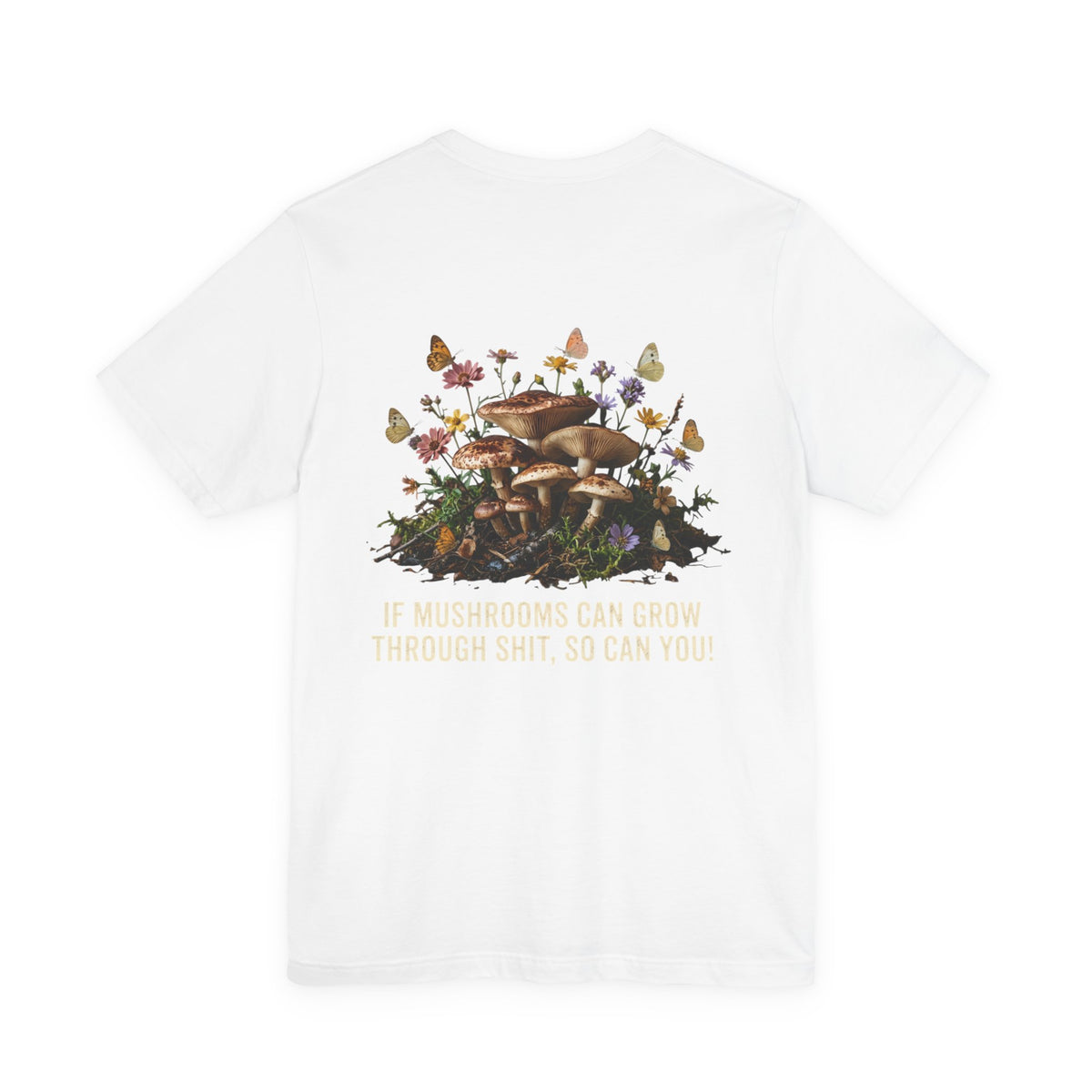 Mushroom Garden Tee — Please Enjoyably Floral Woodland Graphic T-Shirt