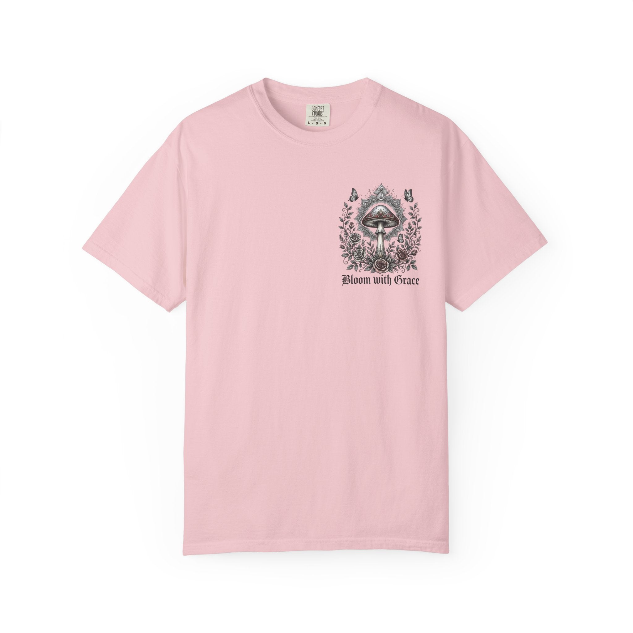 If Mushrooms Can Grow Through Shit T-shirt | Psychedelic Mushroom Design