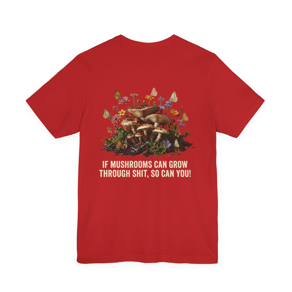 Mushroom Garden Tee — Please Enjoyably Floral Woodland Graphic T-Shirt