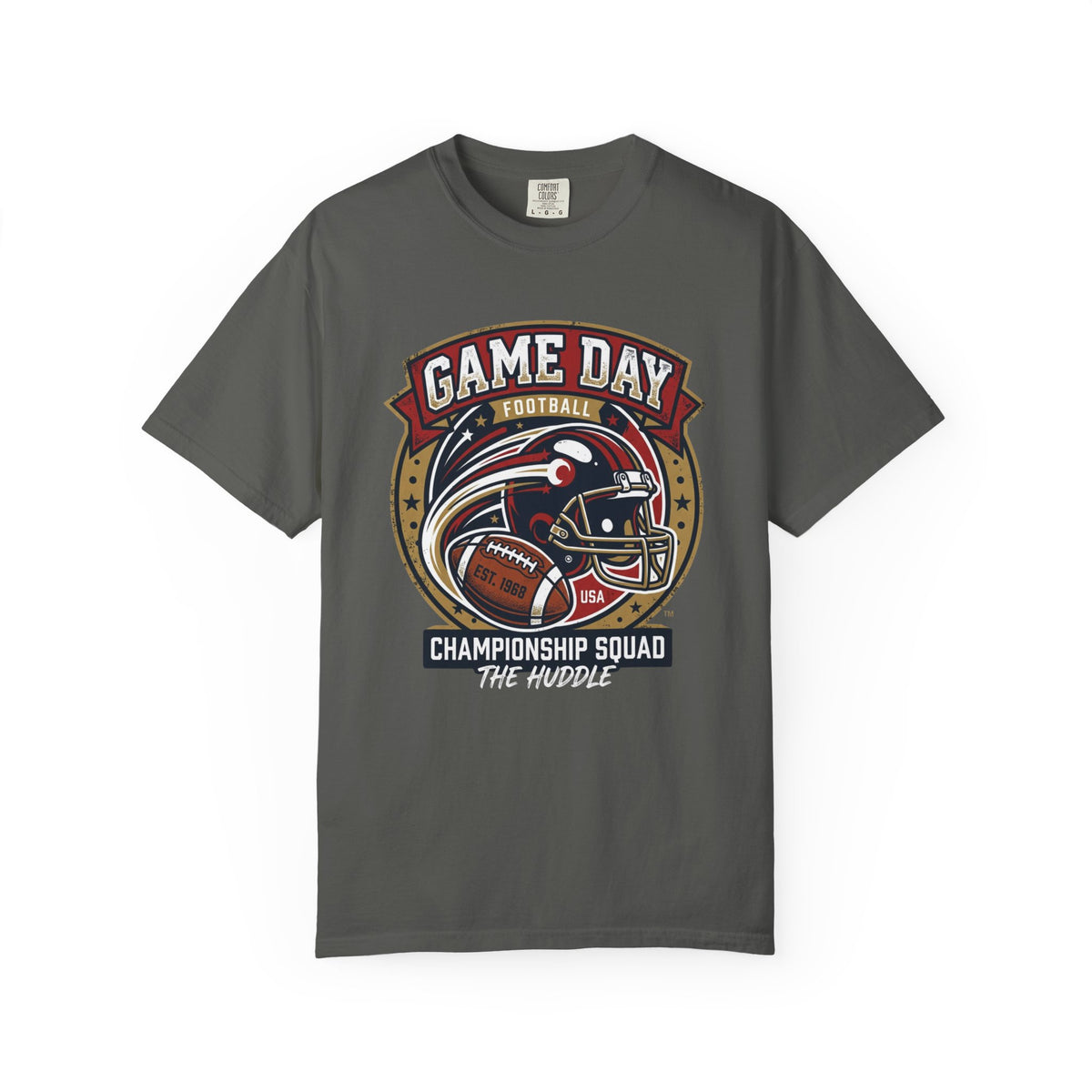 Game Day Football T-Shirt — Championship Squad "The Huddle"