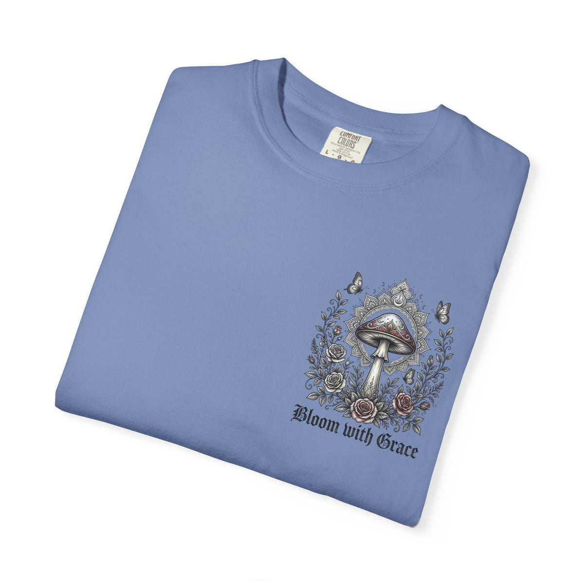 If Mushrooms Can Grow Through Shit T-shirt | Psychedelic Mushroom Design