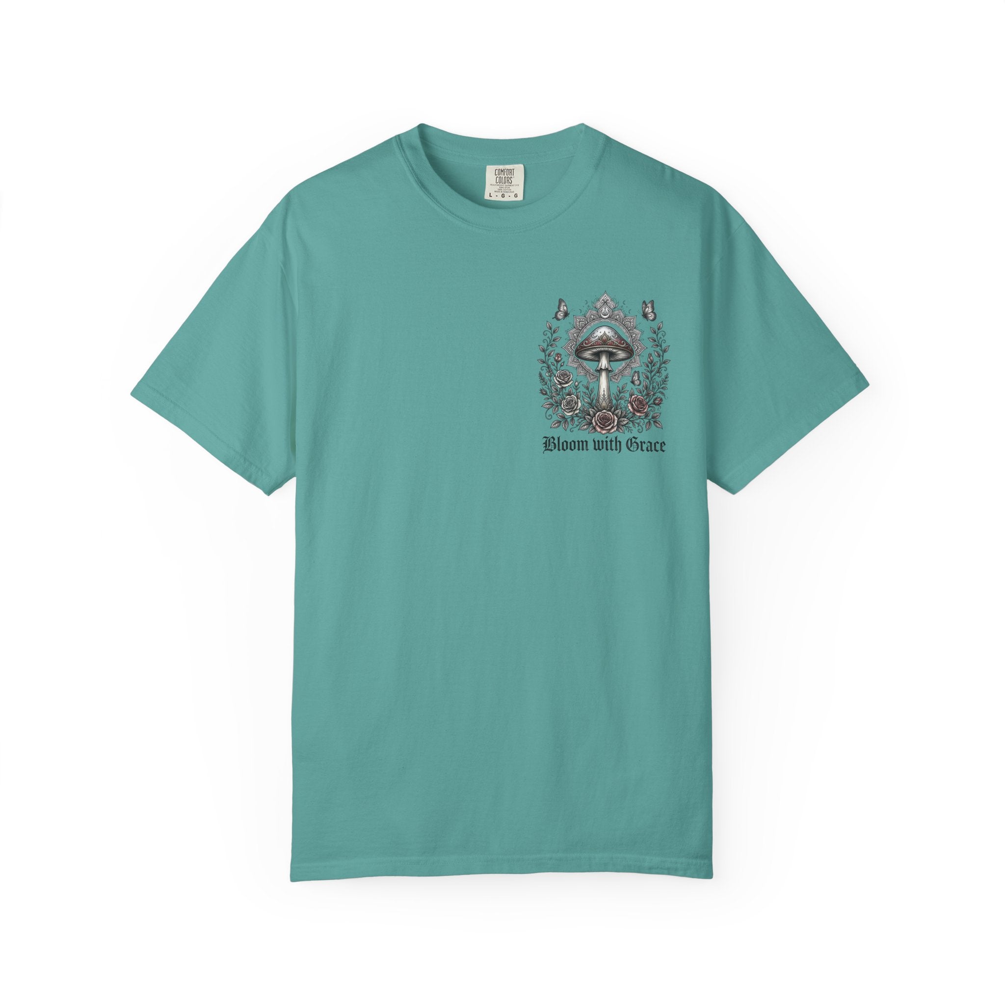 If Mushrooms Can Grow Through Shit T-shirt | Psychedelic Mushroom Design