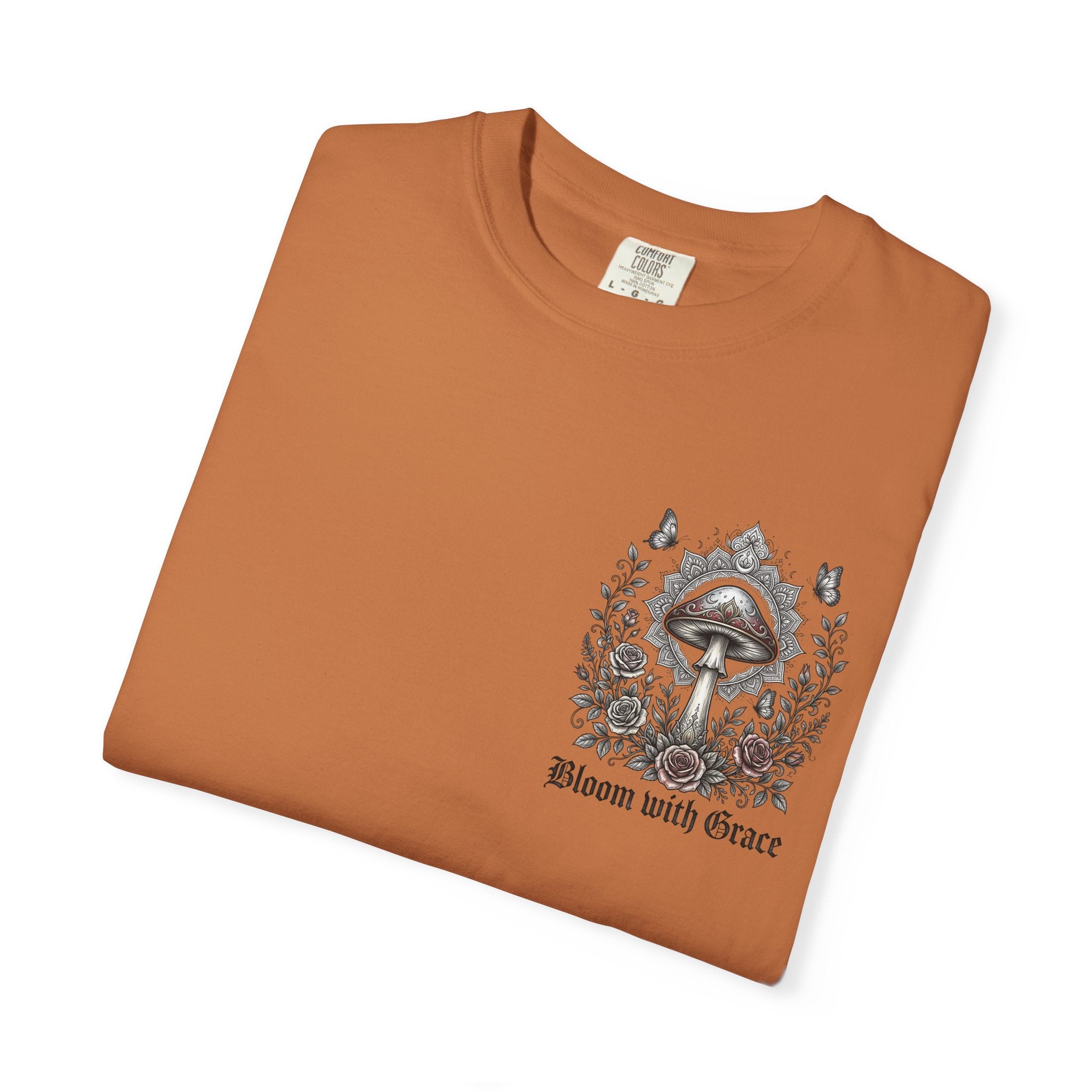 If Mushrooms Can Grow Through Shit T-shirt | Psychedelic Mushroom Design