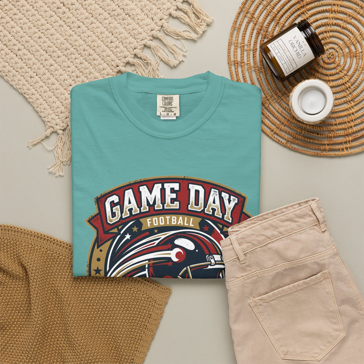 Game Day Football T-Shirt — Championship Squad "The Huddle"