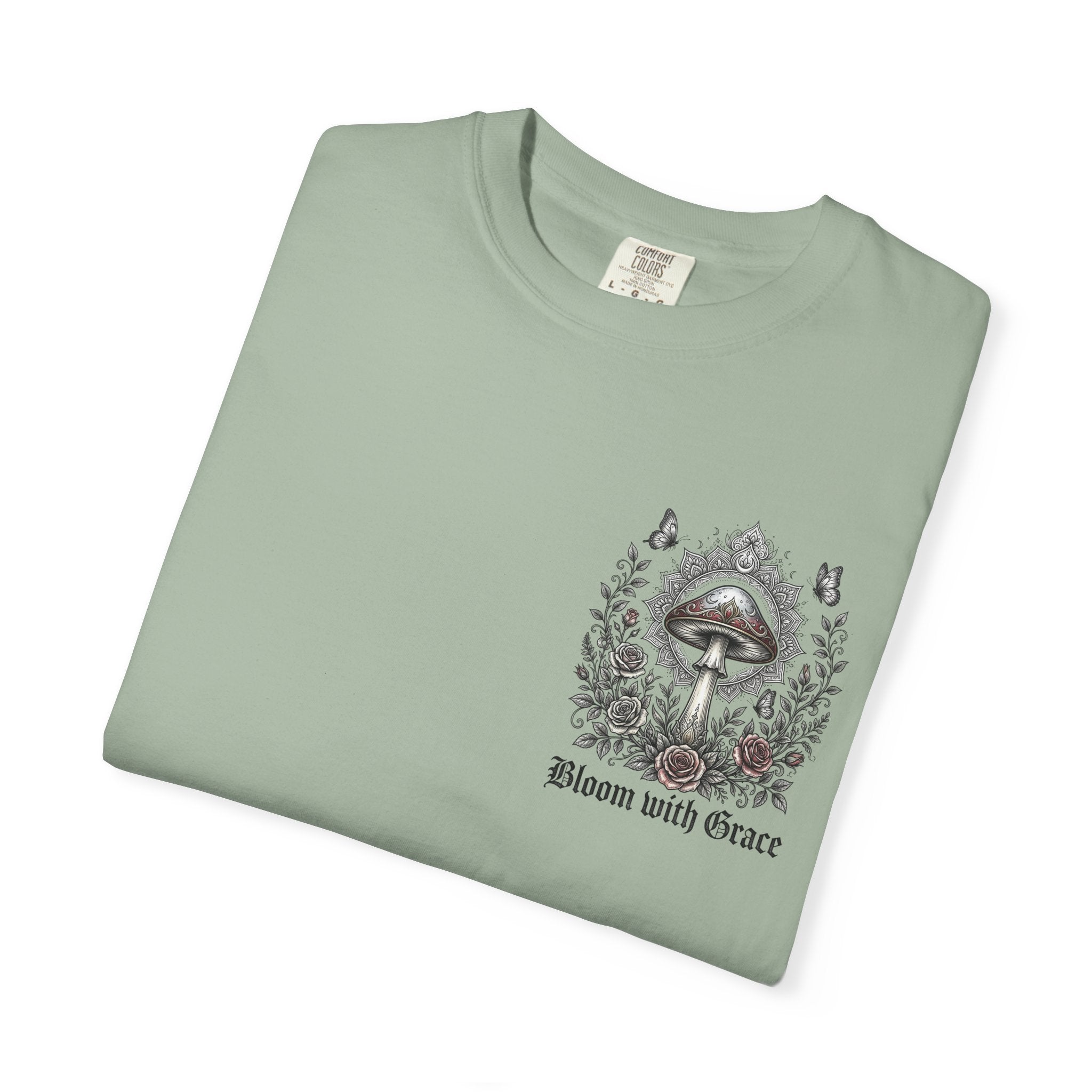 If Mushrooms Can Grow Through Shit T-shirt | Psychedelic Mushroom Design