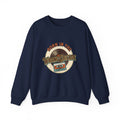 Crewneck Sweatshirt — "Born in the Wrong Decade" Retro Vinyl & Cassette Design