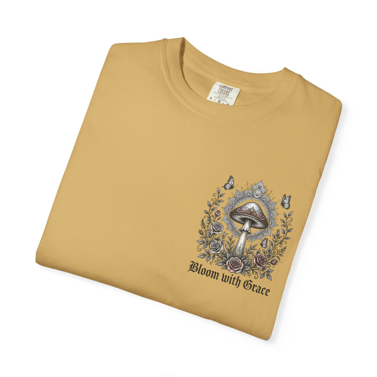If Mushrooms Can Grow Through Shit T-shirt | Psychedelic Mushroom Design