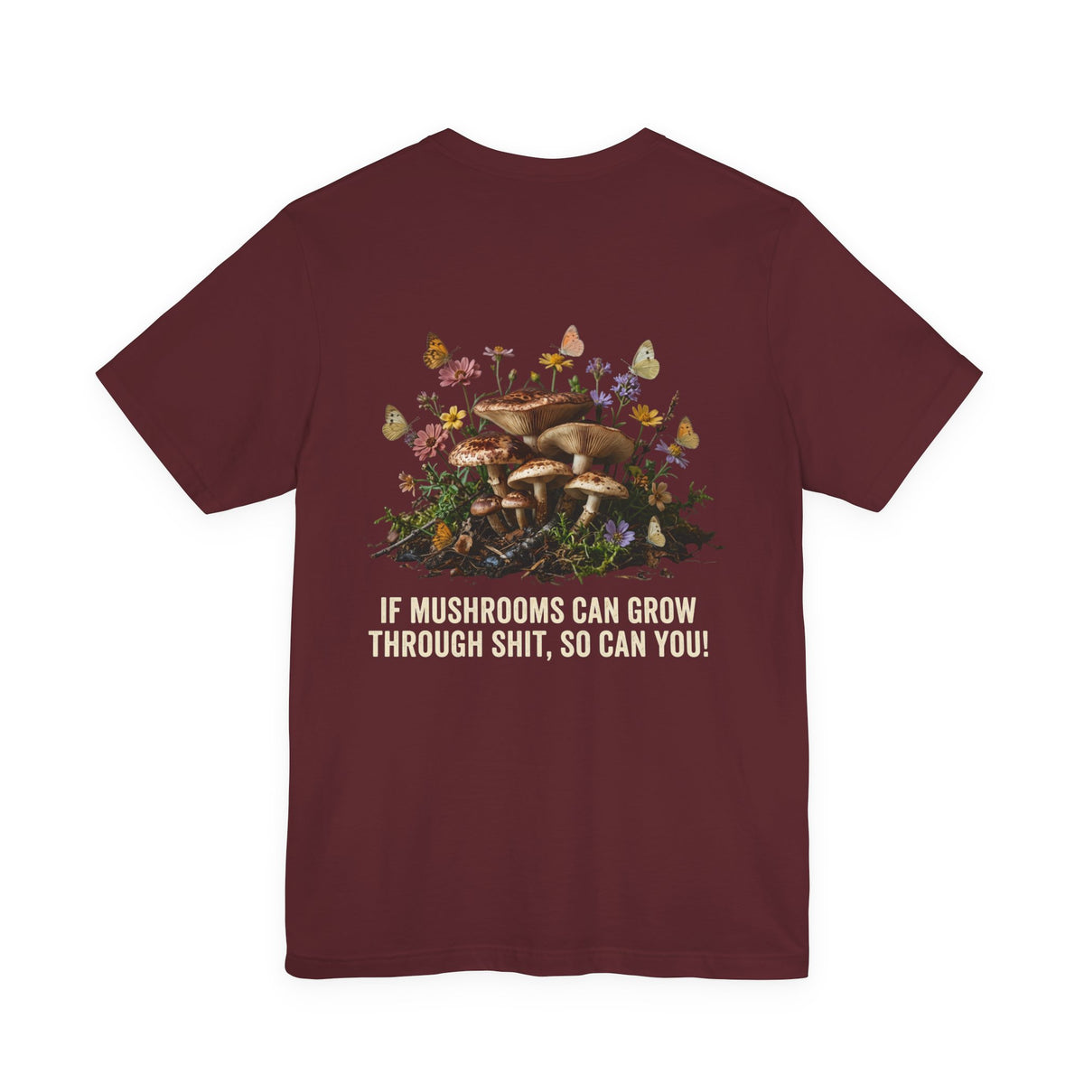 Mushroom Garden Tee — Please Enjoyably Floral Woodland Graphic T-Shirt