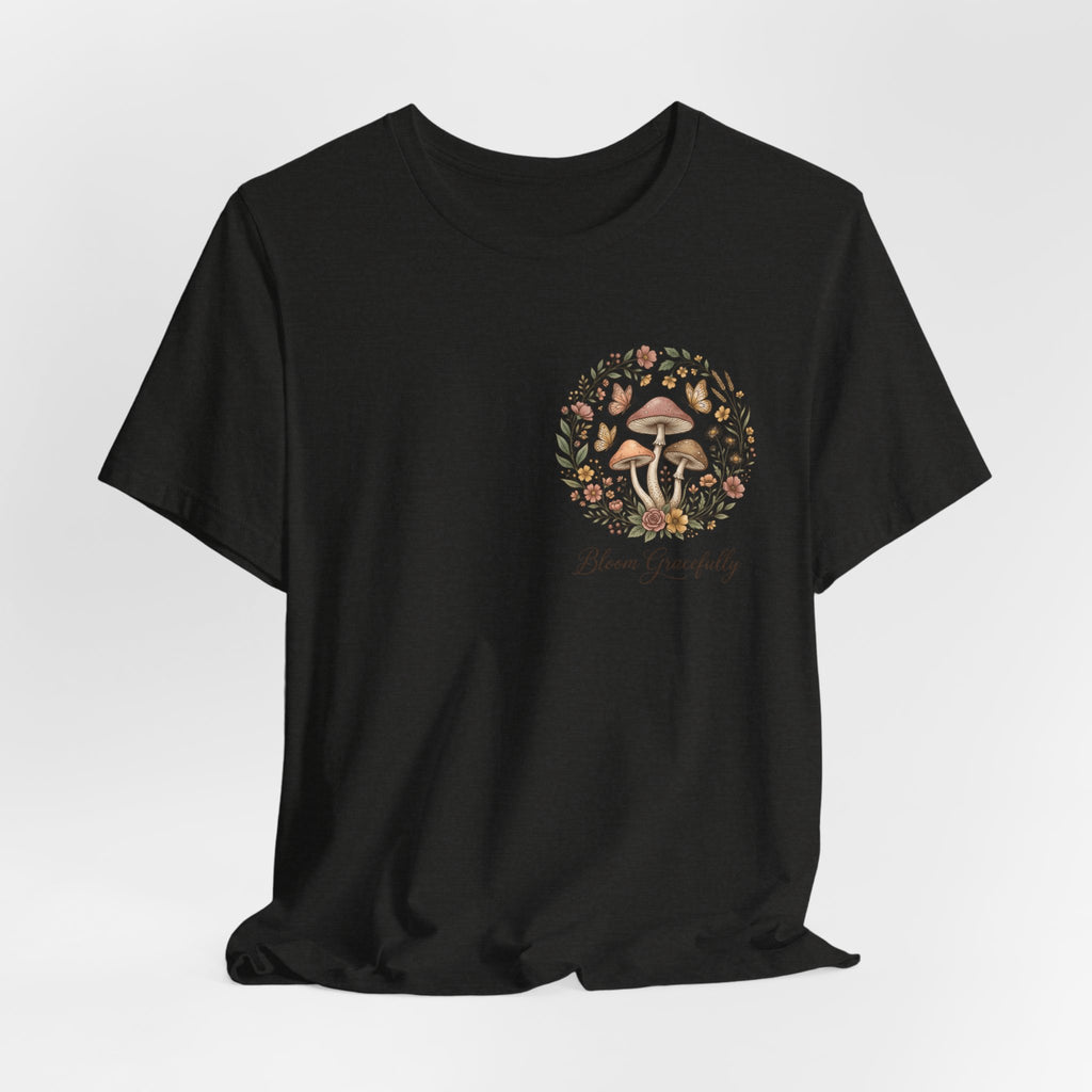 Mushroom Garden Tee — Please Enjoyably Floral Woodland Graphic T-Shirt