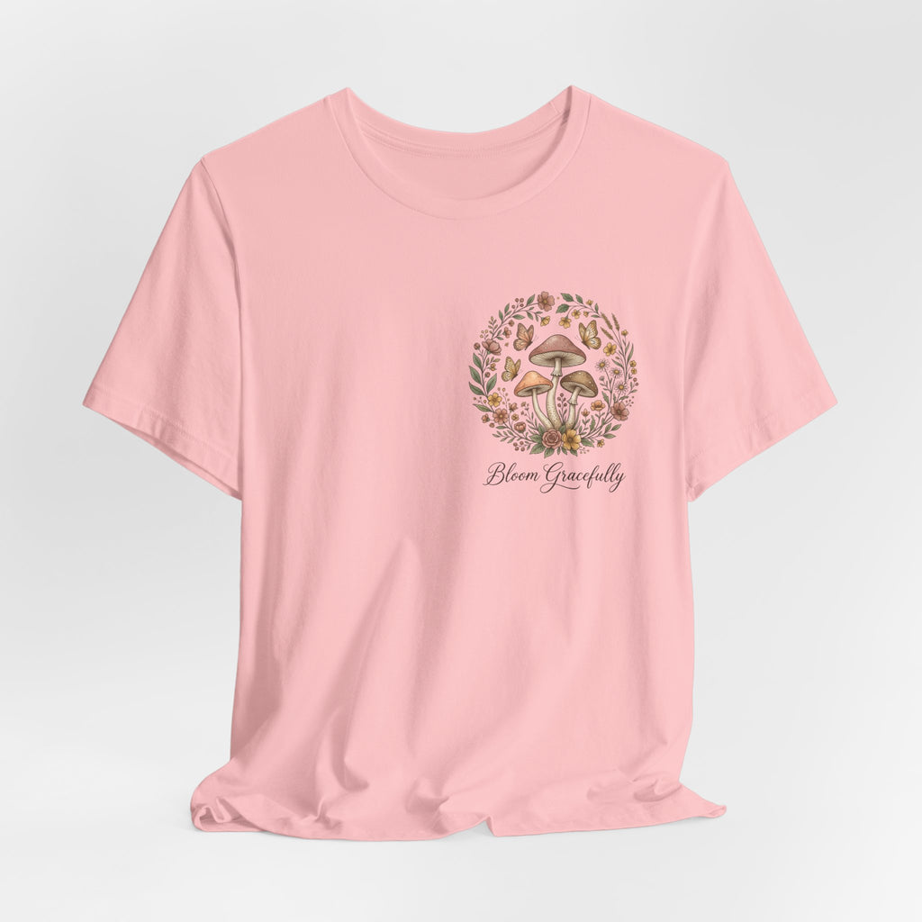 Mushroom Garden Tee — Please Enjoyably Floral Woodland Graphic T-Shirt