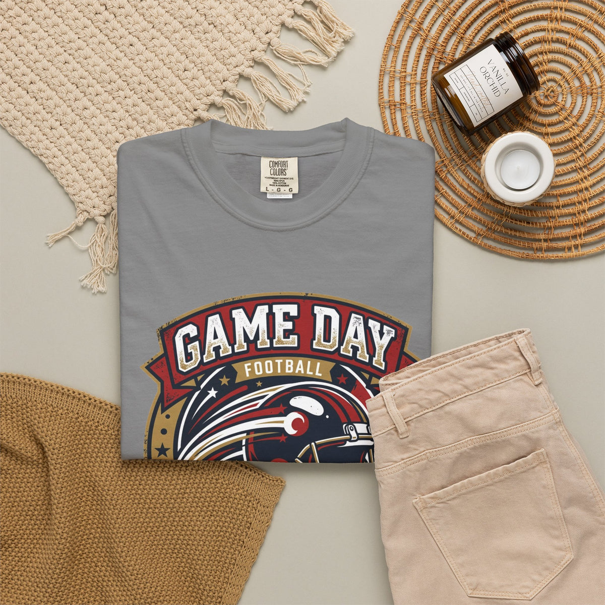 Game Day Football T-Shirt — Championship Squad "The Huddle"