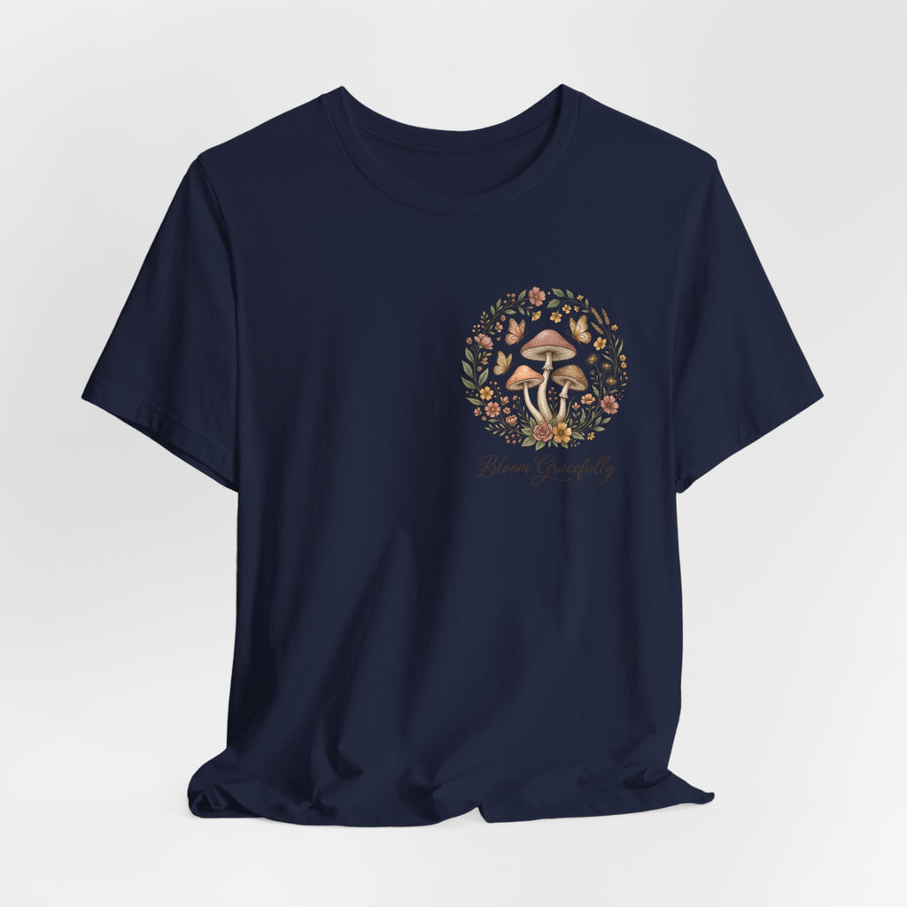 Mushroom Garden Tee — Please Enjoyably Floral Woodland Graphic T-Shirt