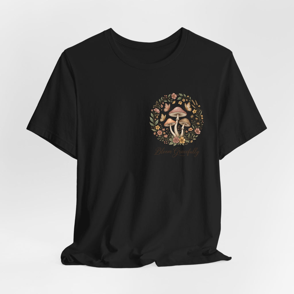 Mushroom Garden Tee — Please Enjoyably Floral Woodland Graphic T-Shirt