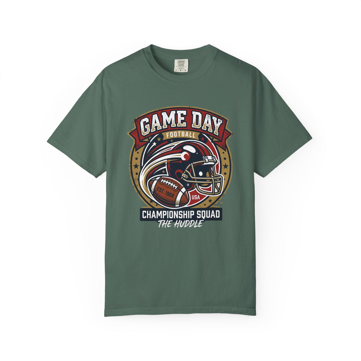 Game Day Football T-Shirt — Championship Squad "The Huddle"