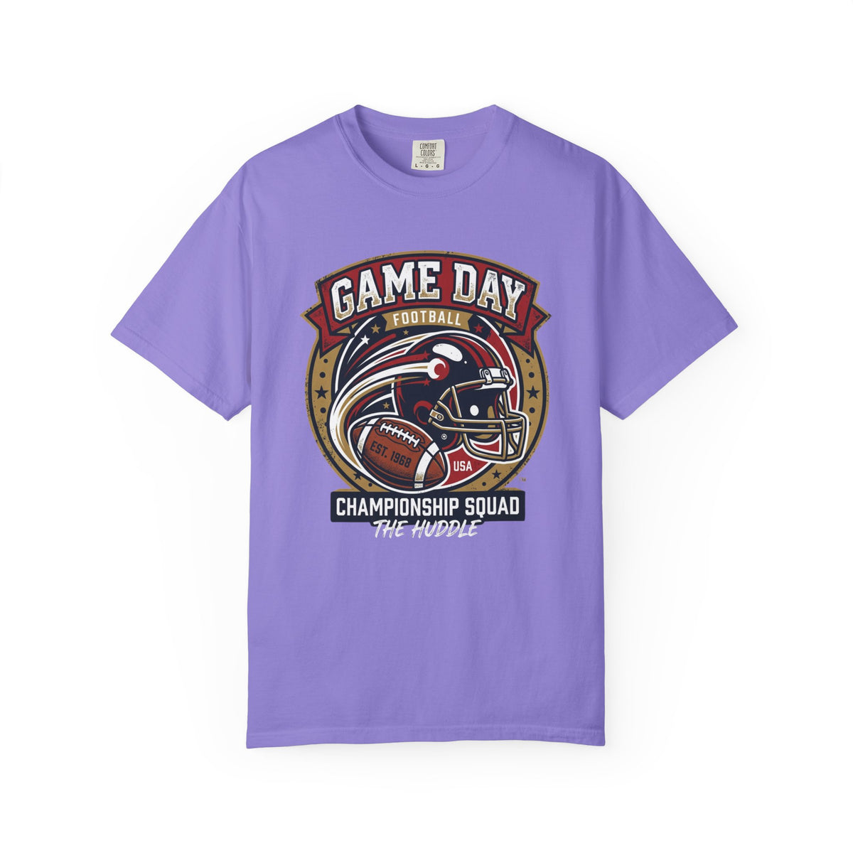 Game Day Football T-Shirt — Championship Squad "The Huddle"