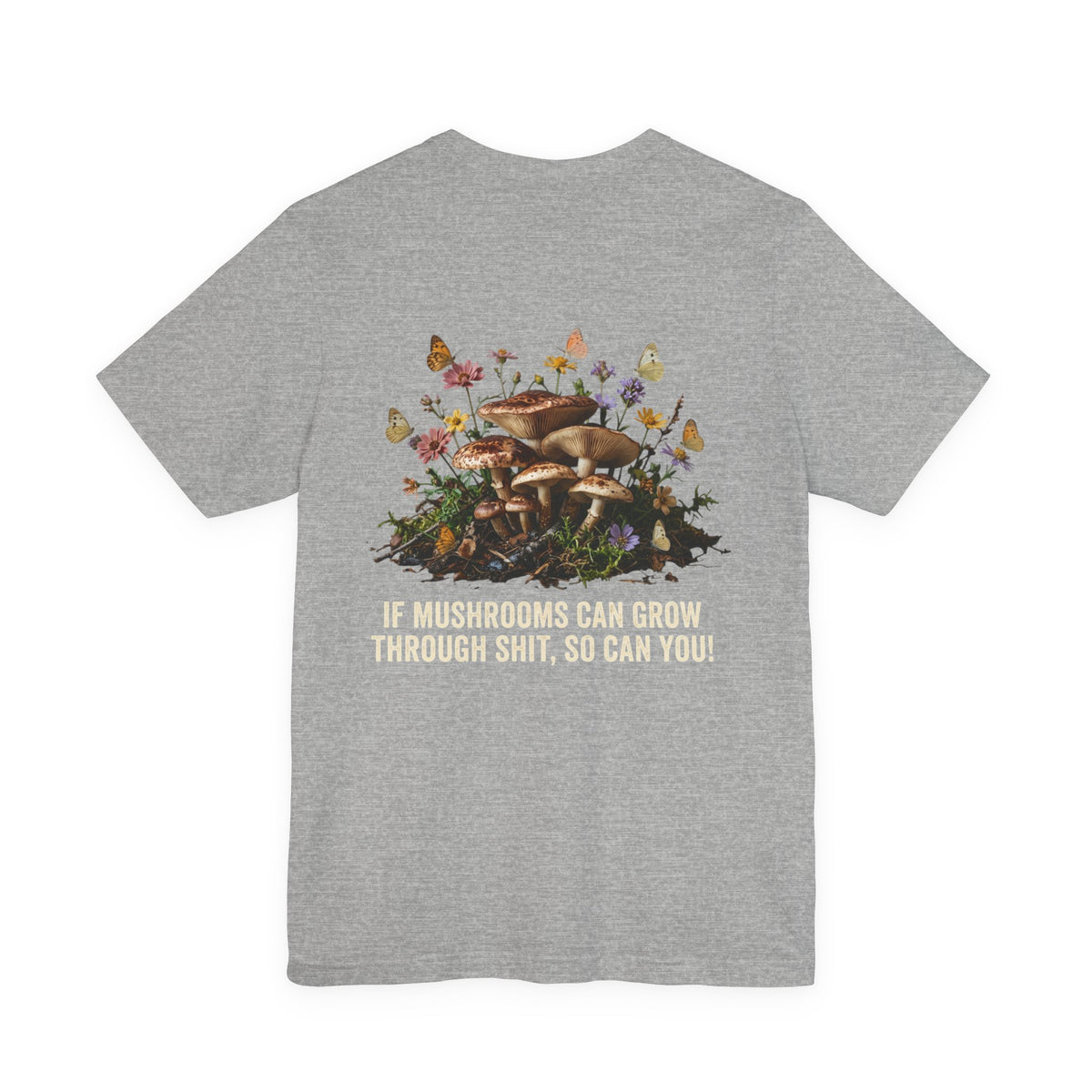 Mushroom Garden Tee — Please Enjoyably Floral Woodland Graphic T-Shirt