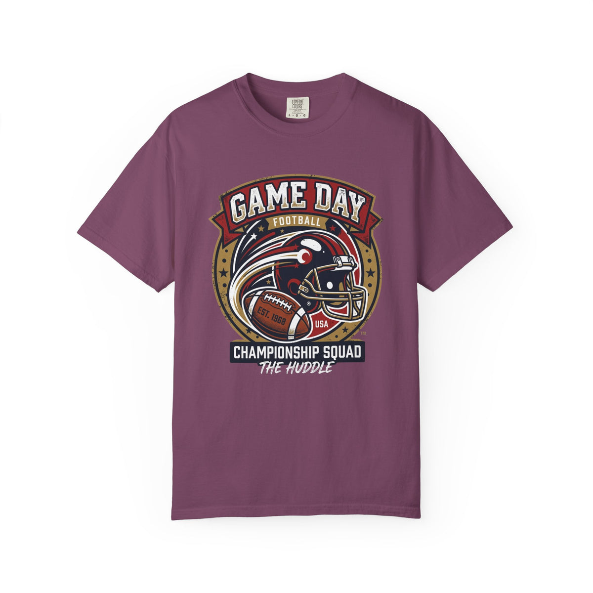 Game Day Football T-Shirt — Championship Squad "The Huddle"