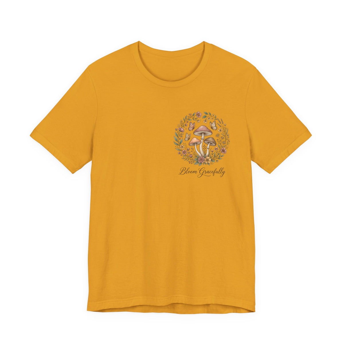Mushroom Garden Tee — Please Enjoyably Floral Woodland Graphic T-Shirt