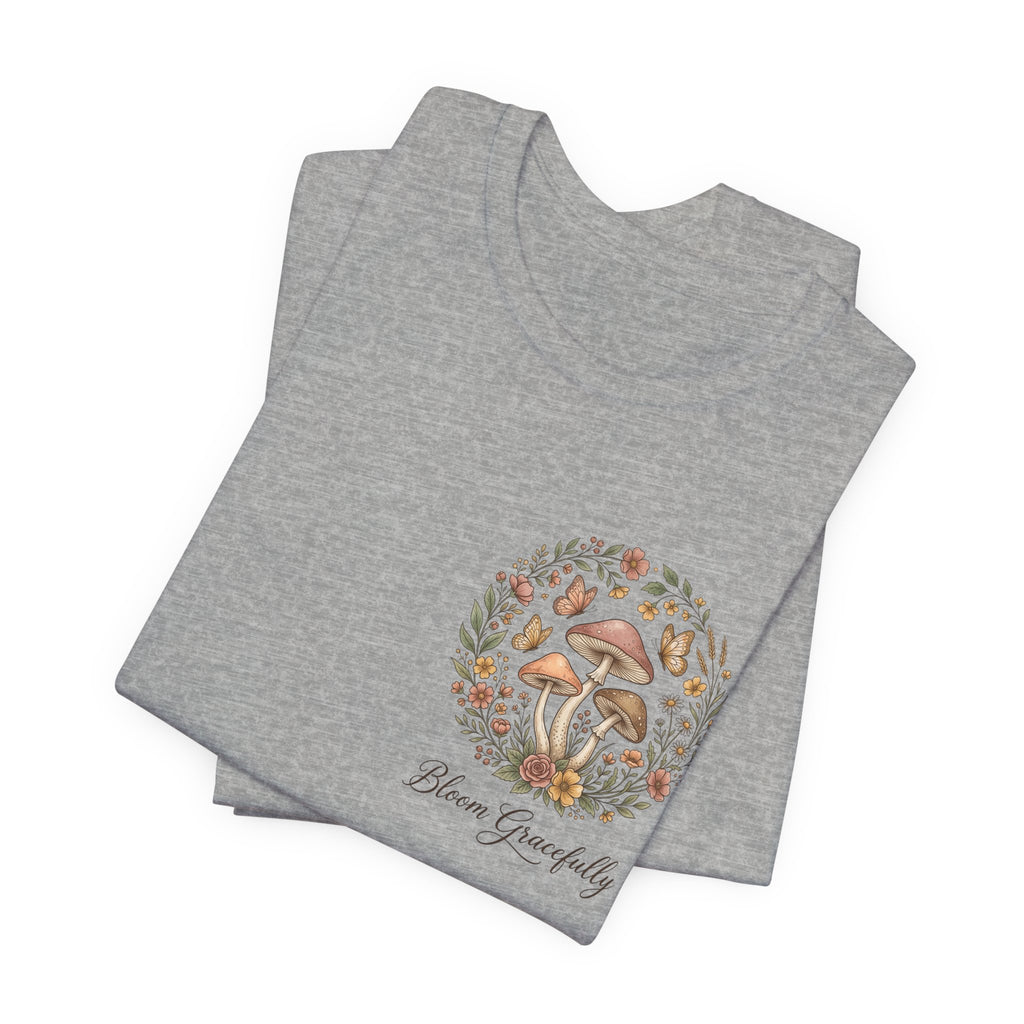 Mushroom Garden Tee — Please Enjoyably Floral Woodland Graphic T-Shirt