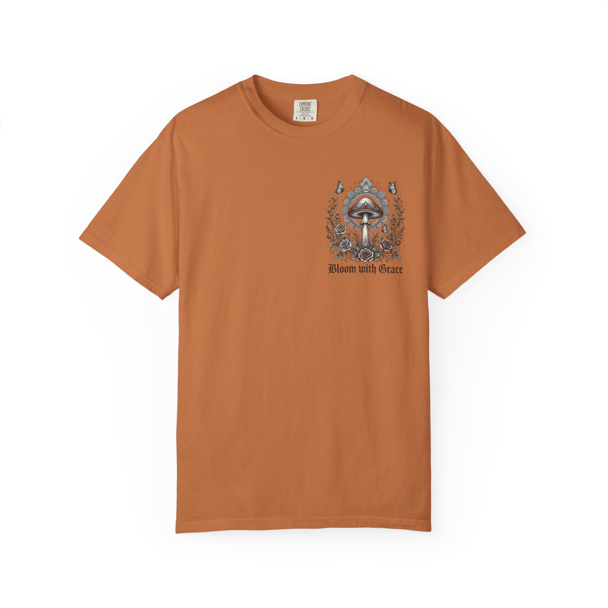 If Mushrooms Can Grow Through Shit T-shirt | Psychedelic Mushroom Design