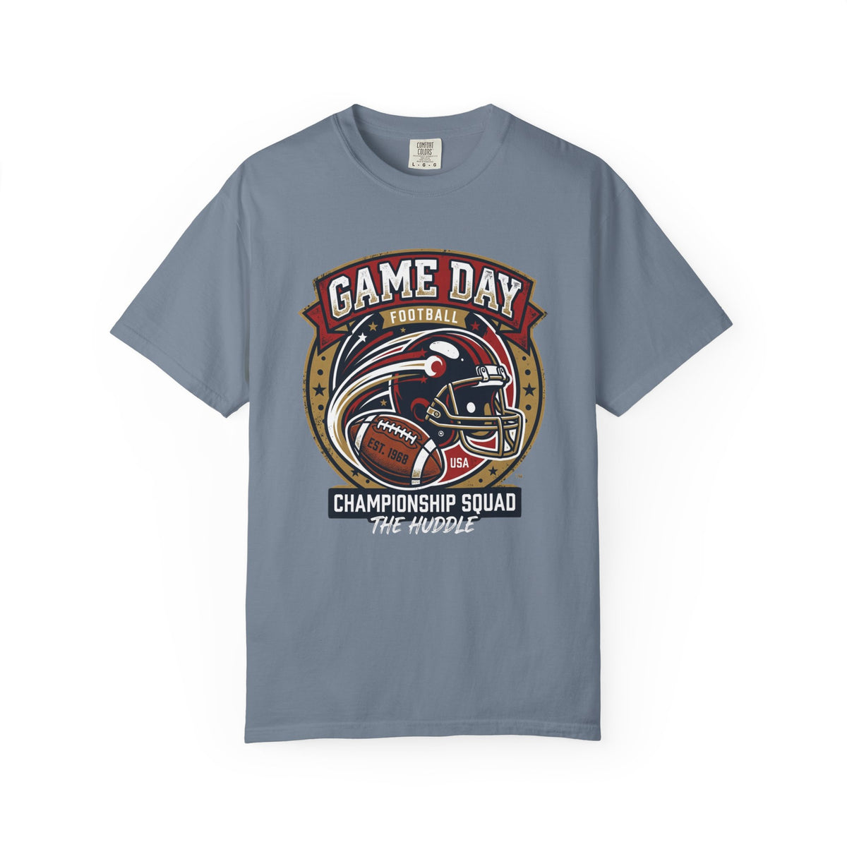 Game Day Football T-Shirt — Championship Squad "The Huddle"